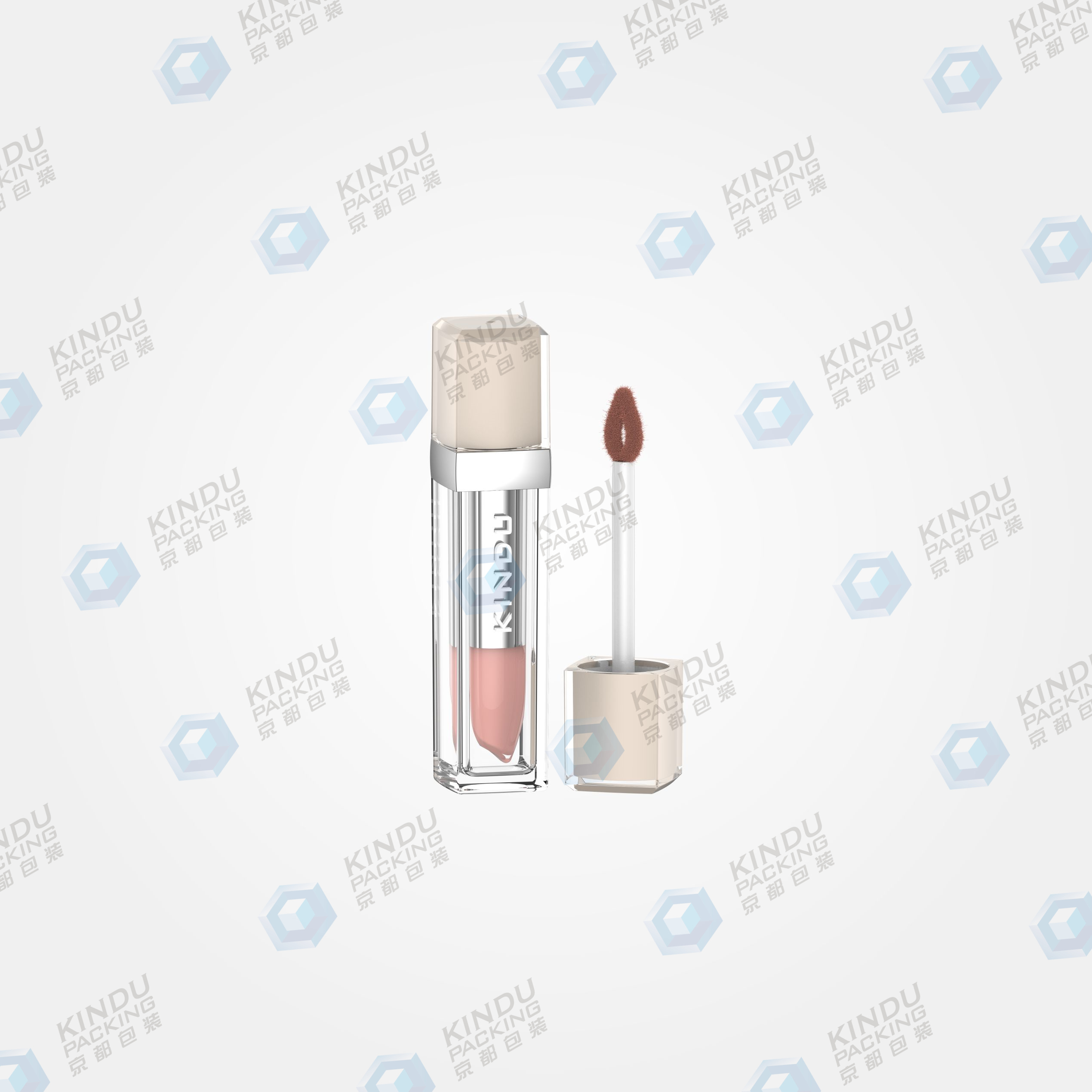 Dual Container Lip Gloss With Lipstick (ZH-J0407)