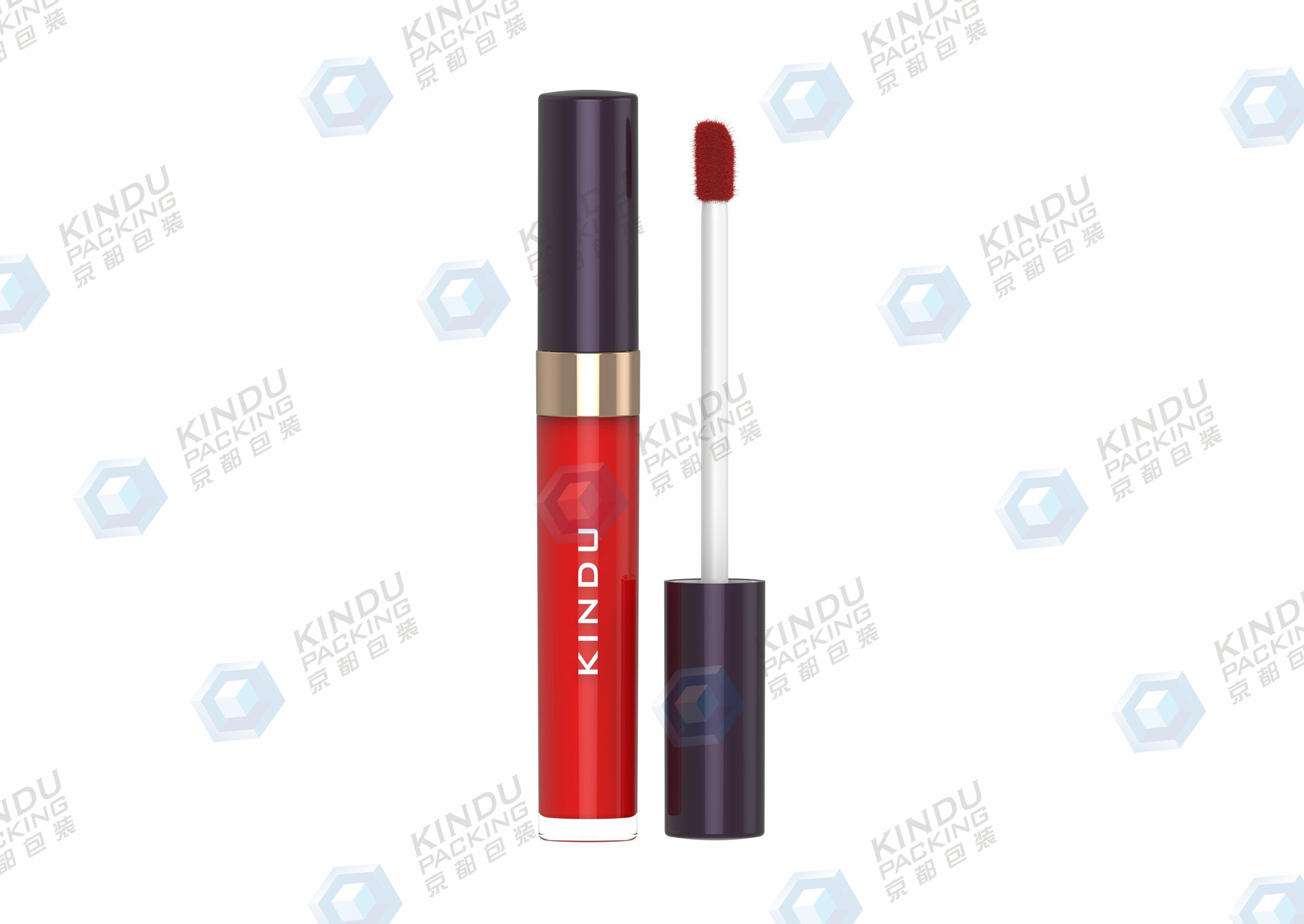 Customized injection color lip gloss pack (ZH-J0349)