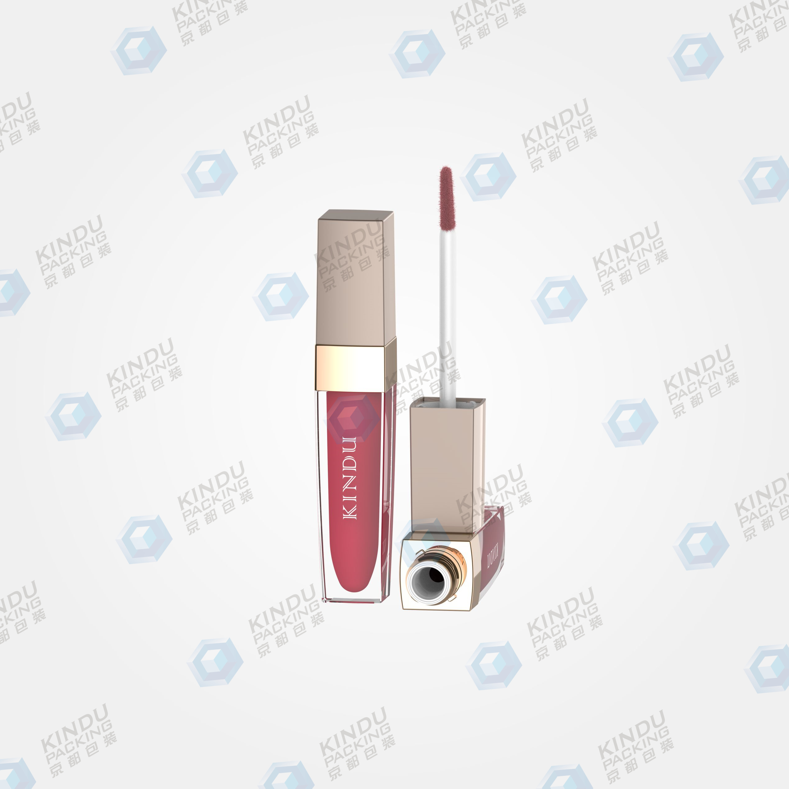 Customized injection color lip gloss pack (ZH-J0342)