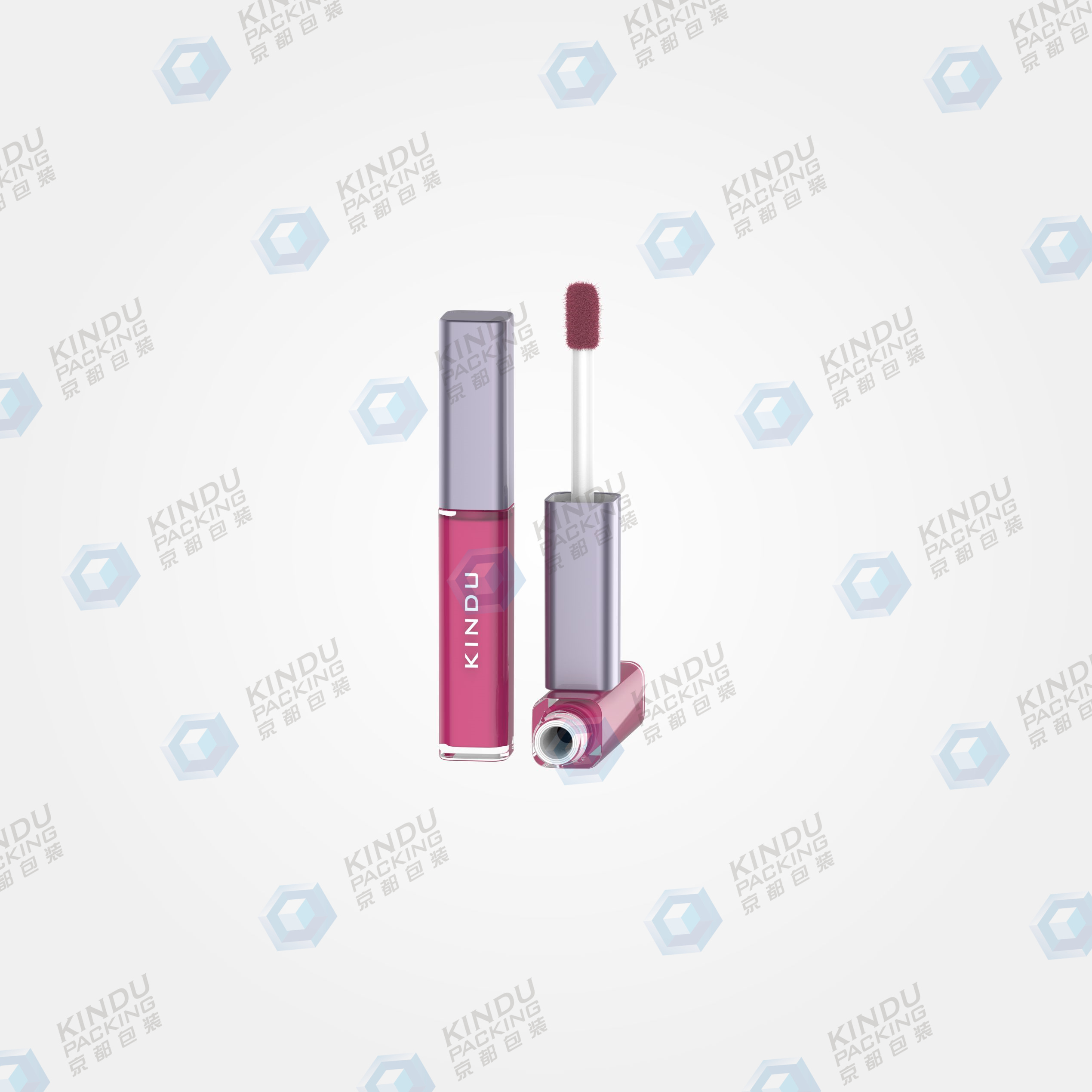 Thick wall square lip gloss pack (ZH-J0484)